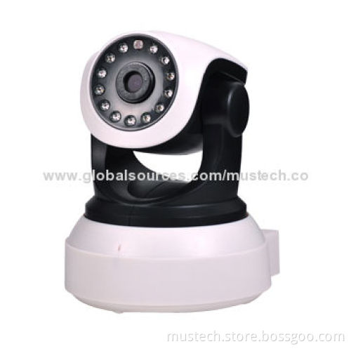 Wireless Pan/Tilt Internet IP Camera, Supports Day and Night for Security